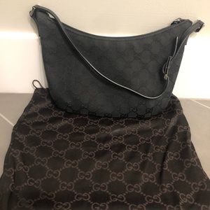 Gucci Small GG Canvas Hobo